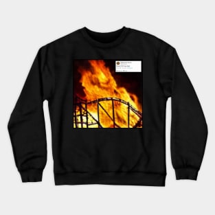 Rollercoaster Death Crewneck Sweatshirt